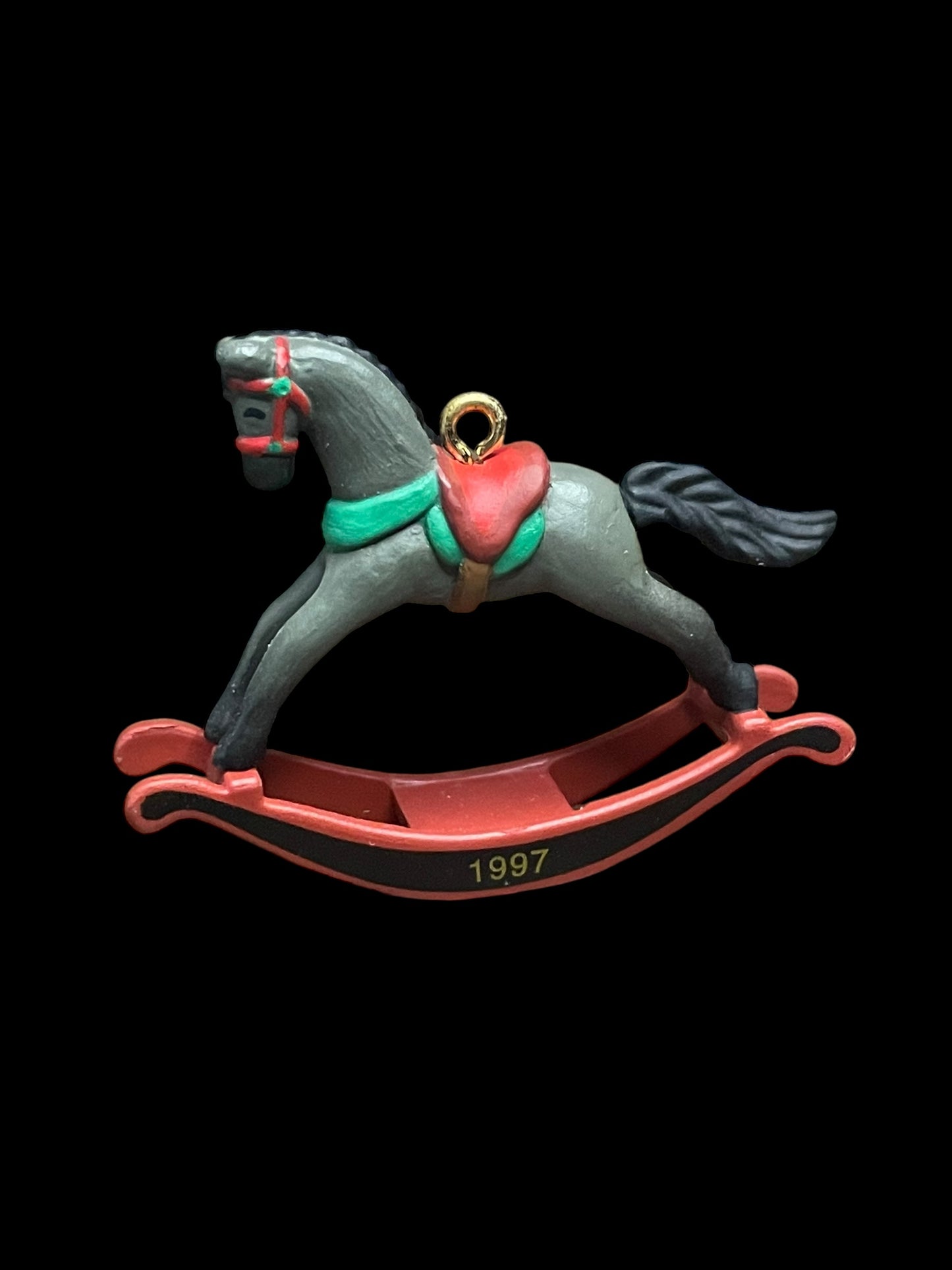 1997 Hallmark Keepsake Ornament Rocking Horse #10 Mini