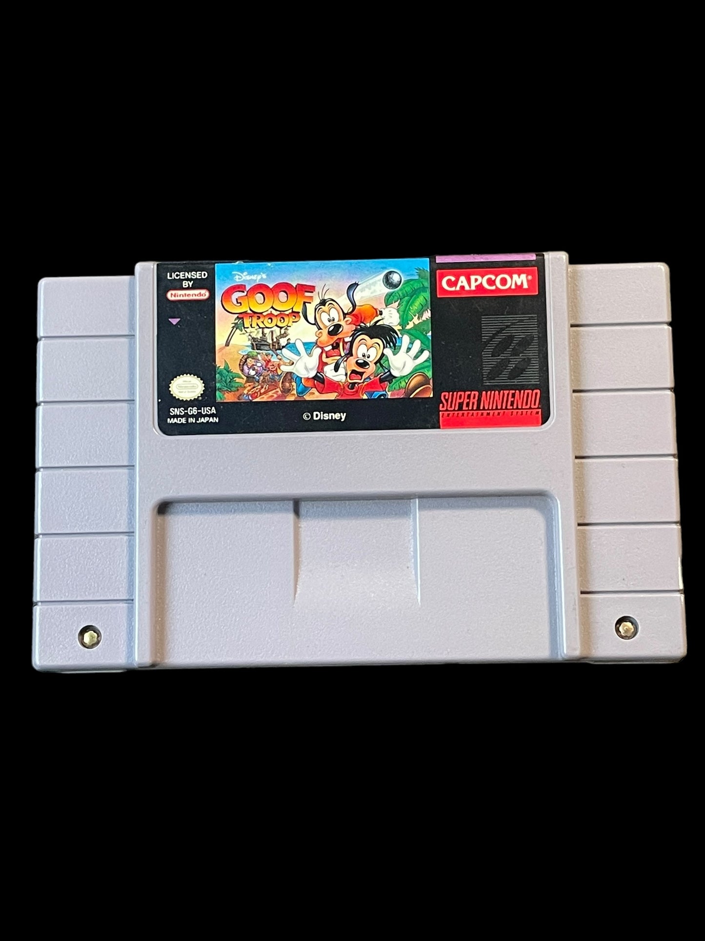 1993 Disney's Goof Troop SNES Super Nintendo Entertainment System Cartridge Tested