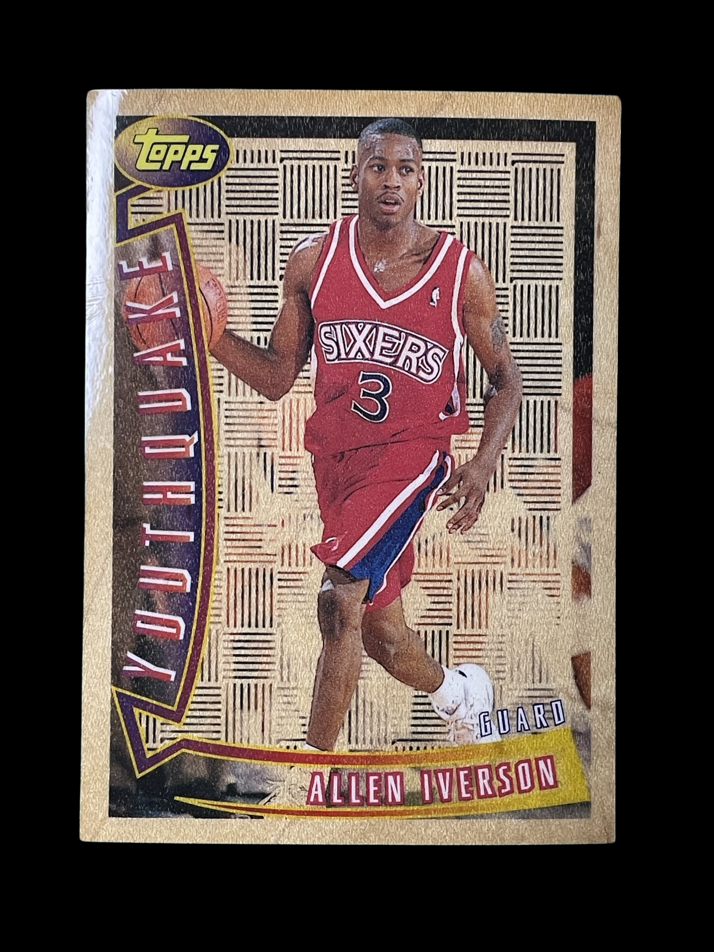 *TRADED* 1996 Topps Youthquake Allen Iverson #Y01 Graded NM MINT+ 8.5