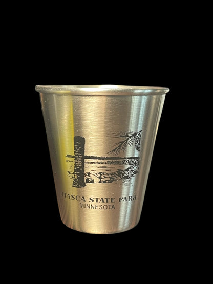 Itasca State Park Minnesota Stainless Steel Shot Glass