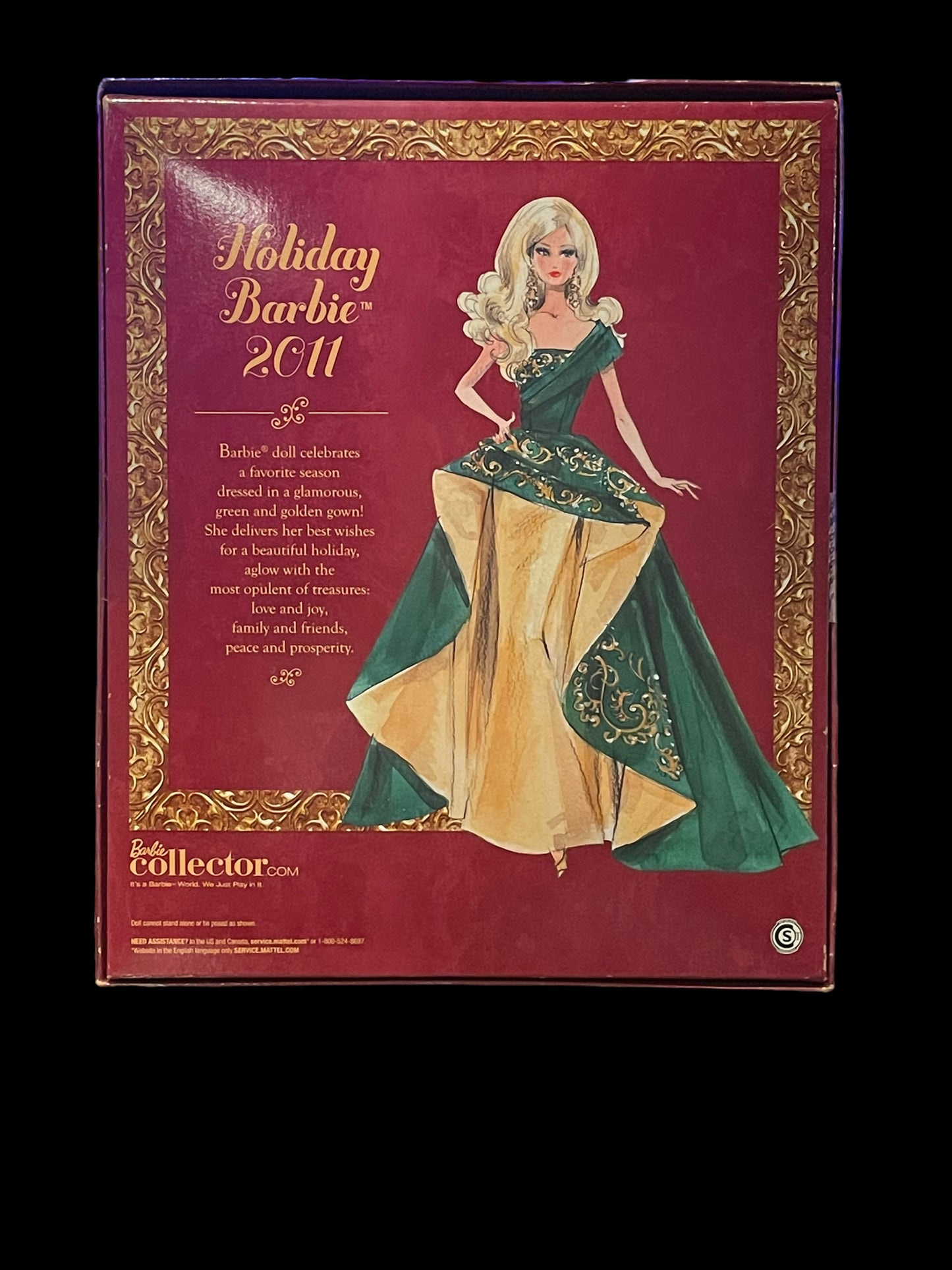 2011 Mattel Holiday Barbie Doll T7914