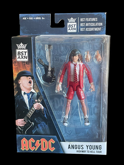 BST AXN AC/DC Angus Young Highway to Hell Tour 5" Red Action Figure