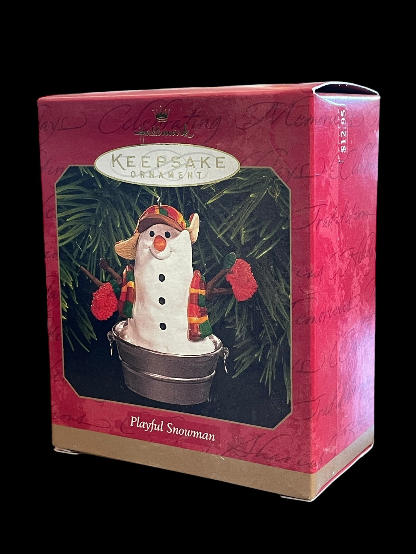 1999 Hallmark Keepsake Ornament Playful Snowman