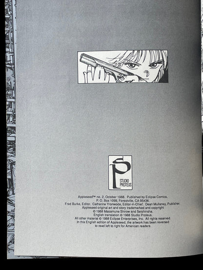 Appleseed Book 1 Volume 2 Oct 1988