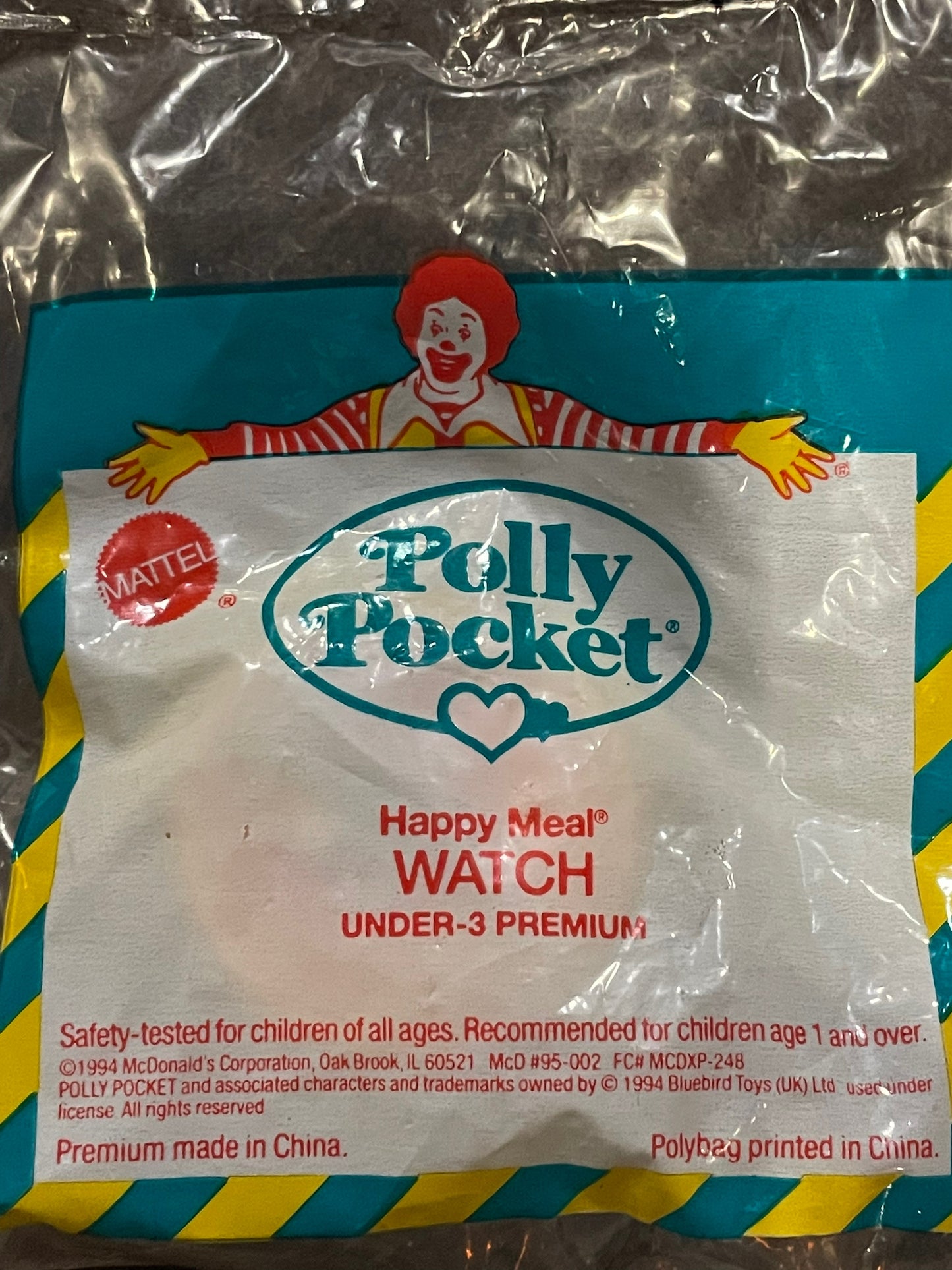 1994 Polly Pocket U3 Watch McDonald's Happy Meal Toy