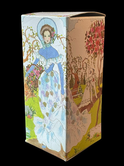 Avon Fashion Figurine Victorian Field Flowers Cologne 4oz Full