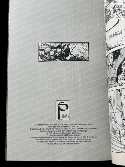 Appleseed Book 2 Volume 4 May 1989