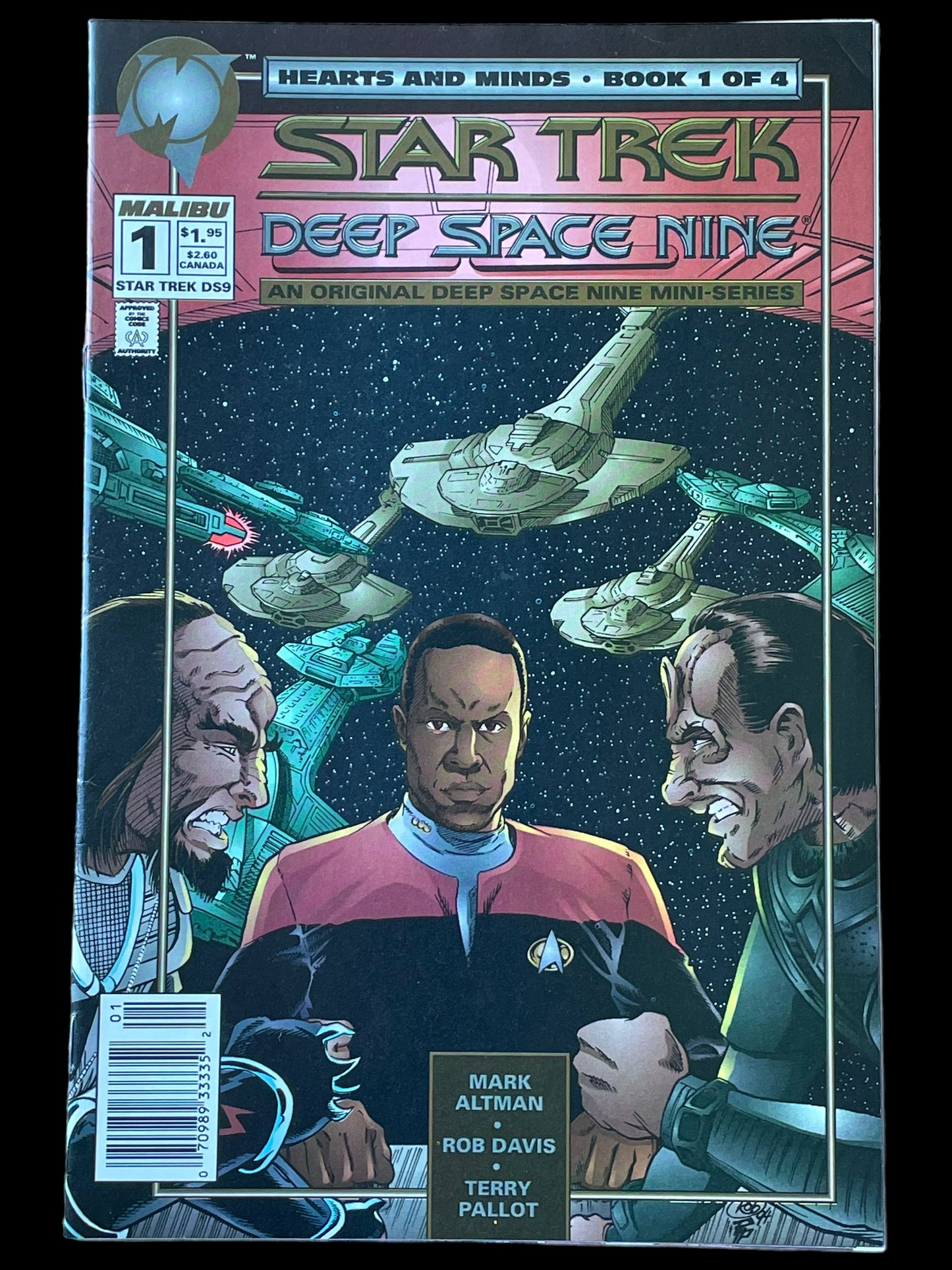 Star Trek: Deep Space Nine Hearts and Mind #1 June 1994 Malibu Comics Book Newstand