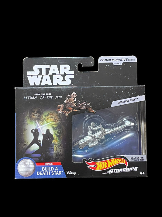 2018 Hot Wheels Star Wars Starships Commemorative Series Speeder Bike 6 of 9