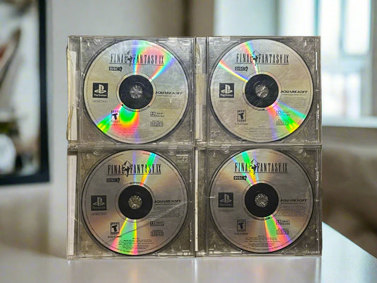 2000 Final Fantasy IX 9 4 Discs Sony PS1 PlayStation 1