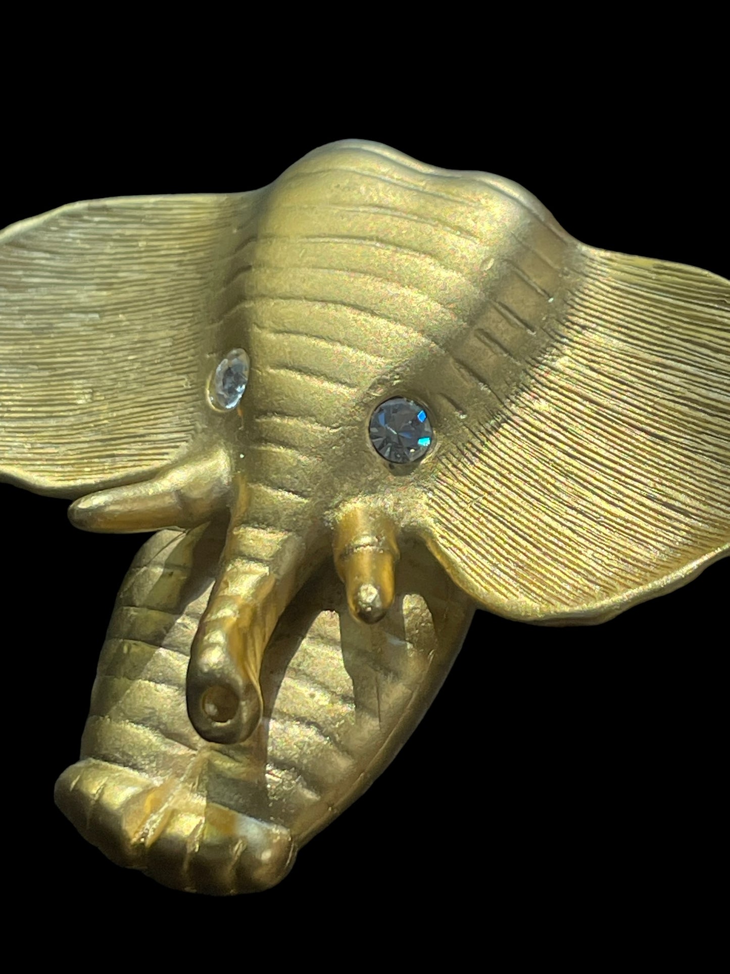 Vintage Norma Jean Gold Tone Elephant Pendant