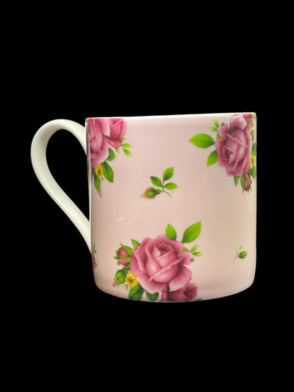 Royal Albert New Country Pink Roses Floral Coffee Mug