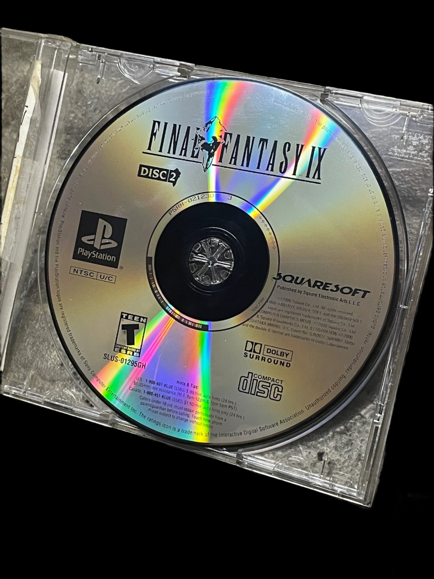 2000 Final Fantasy IX 9 4 Discs Sony PS1 PlayStation 1