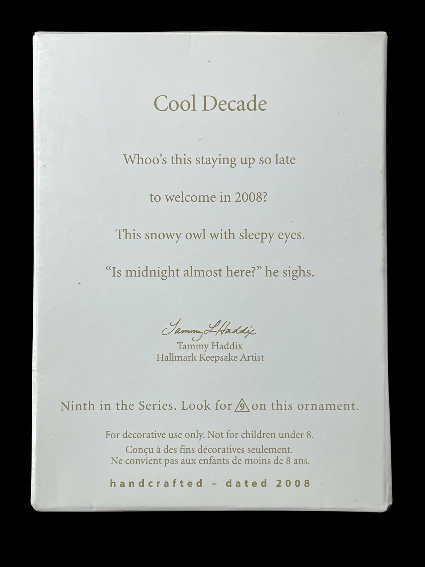 2008 Hallmark Keepsake Ornament Cool Decade #9