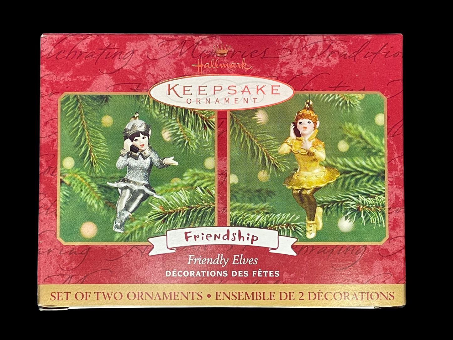 2001 Hallmark Keepsake Ornament Friendly Elves