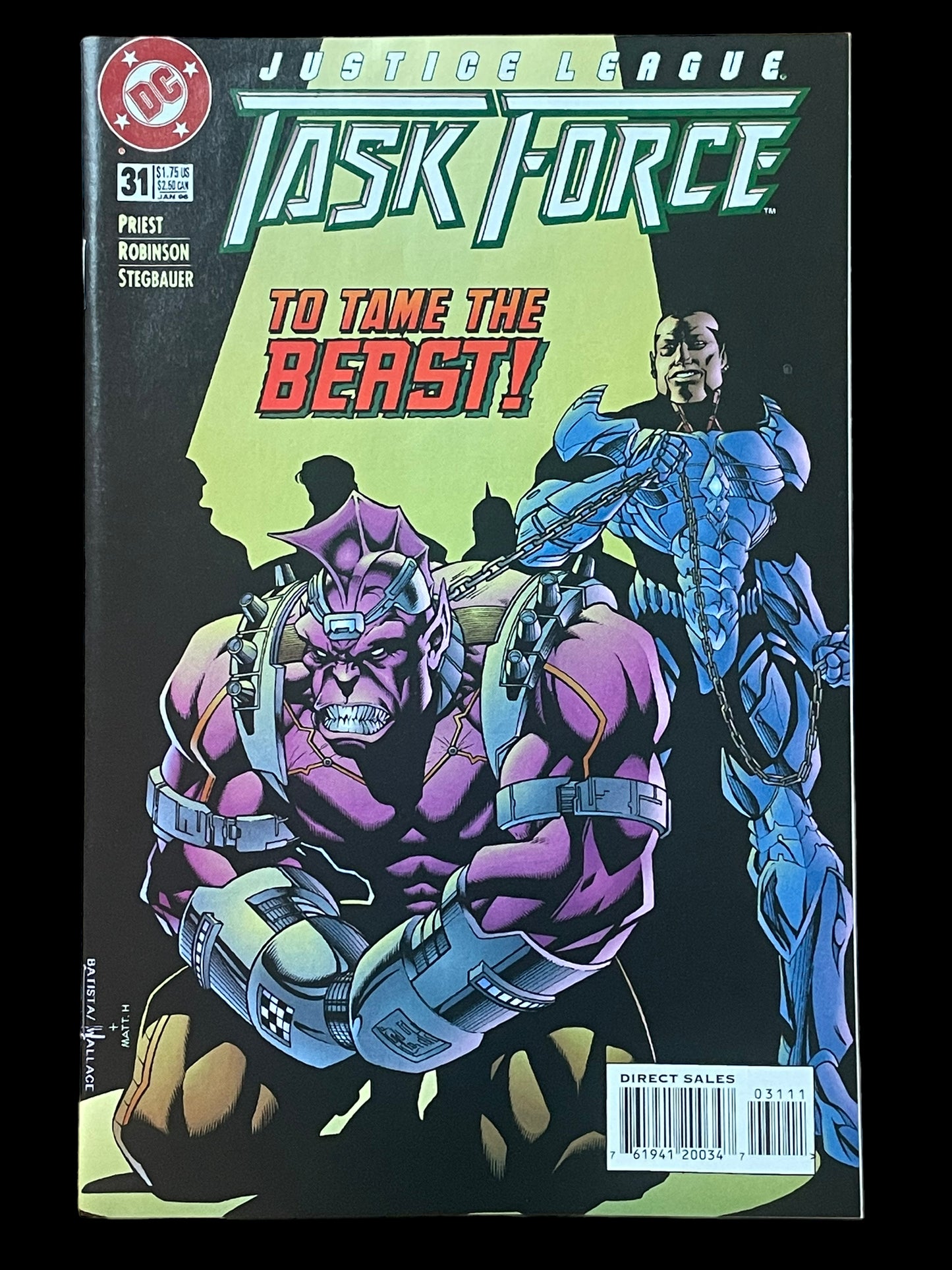 Justice League Task Force #31 Jan 1996 DC Comics Book