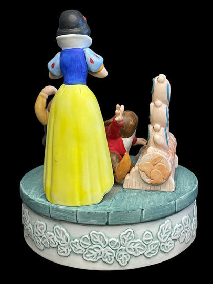 1985 Disney Snow White and the Seven Dwarfs Musical Memories Limited Edition Music Box