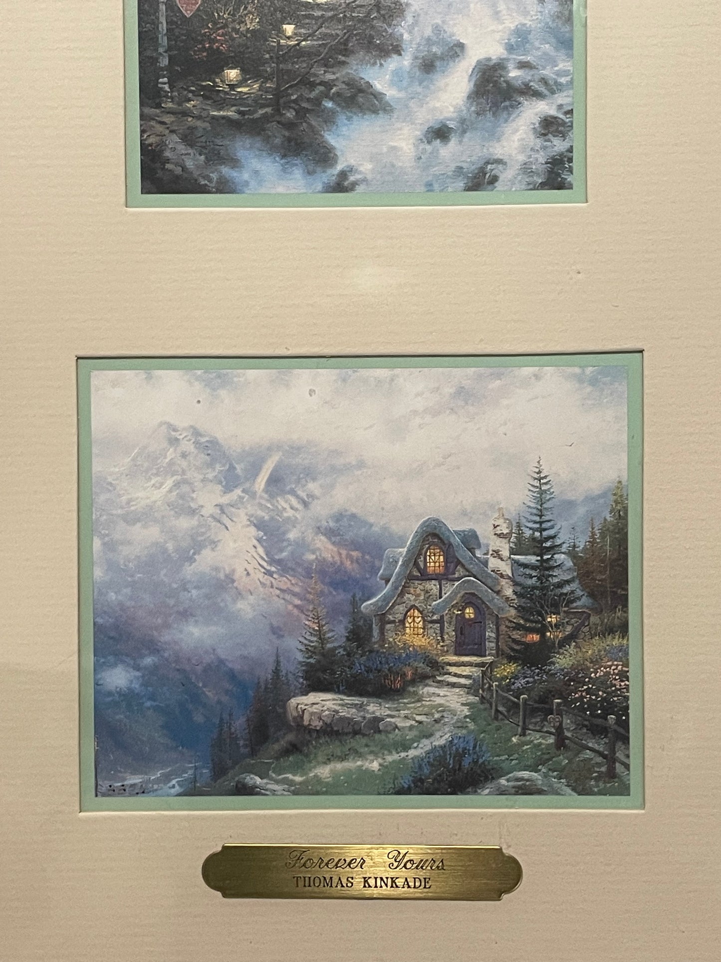 1995 Thomas Kinkade Forever Yours Print Portfolio Edition