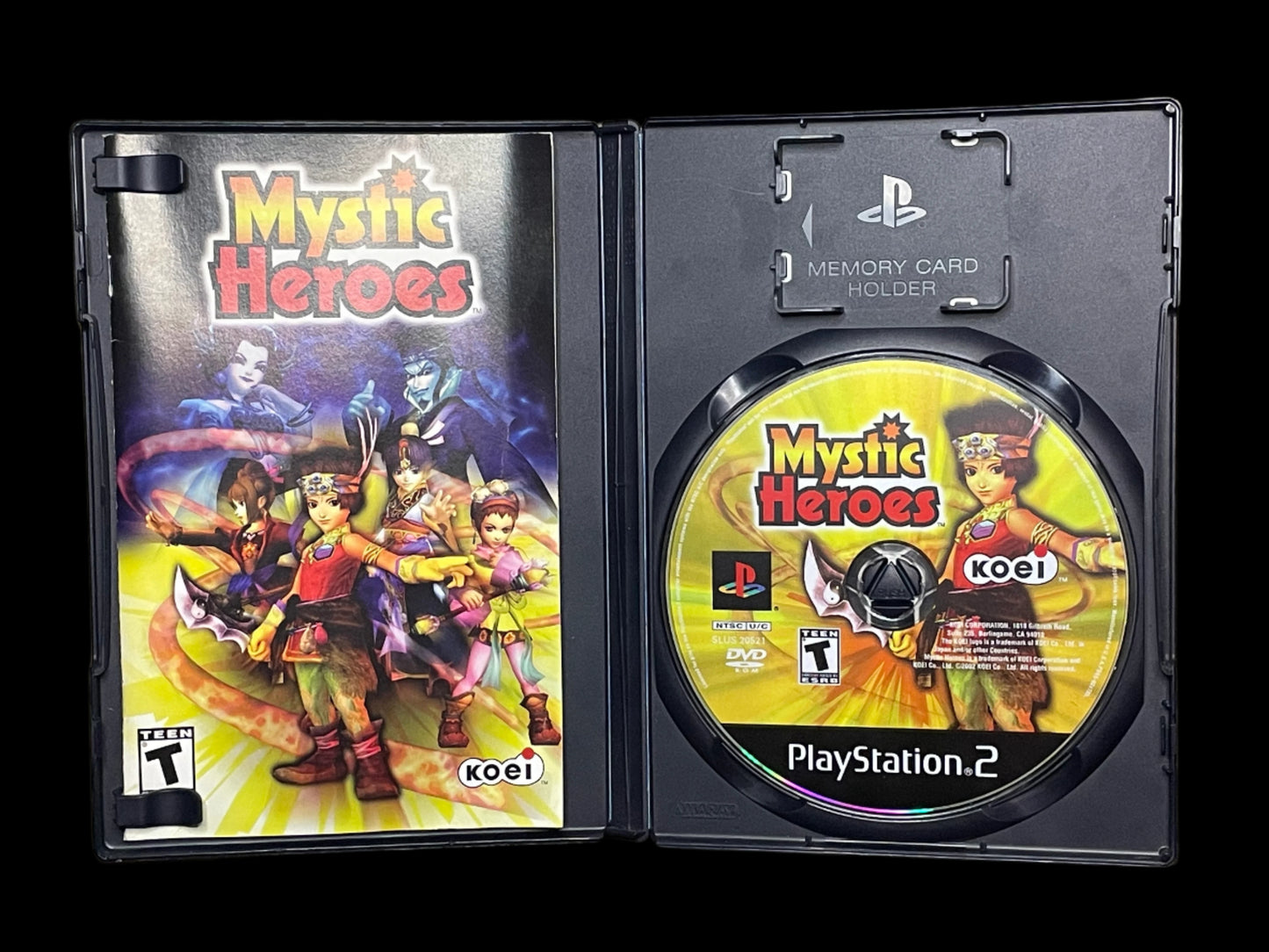 2002 Mystic Heroes PS2 Sony PlayStation 2 Multiplayer Game CIB with Manual