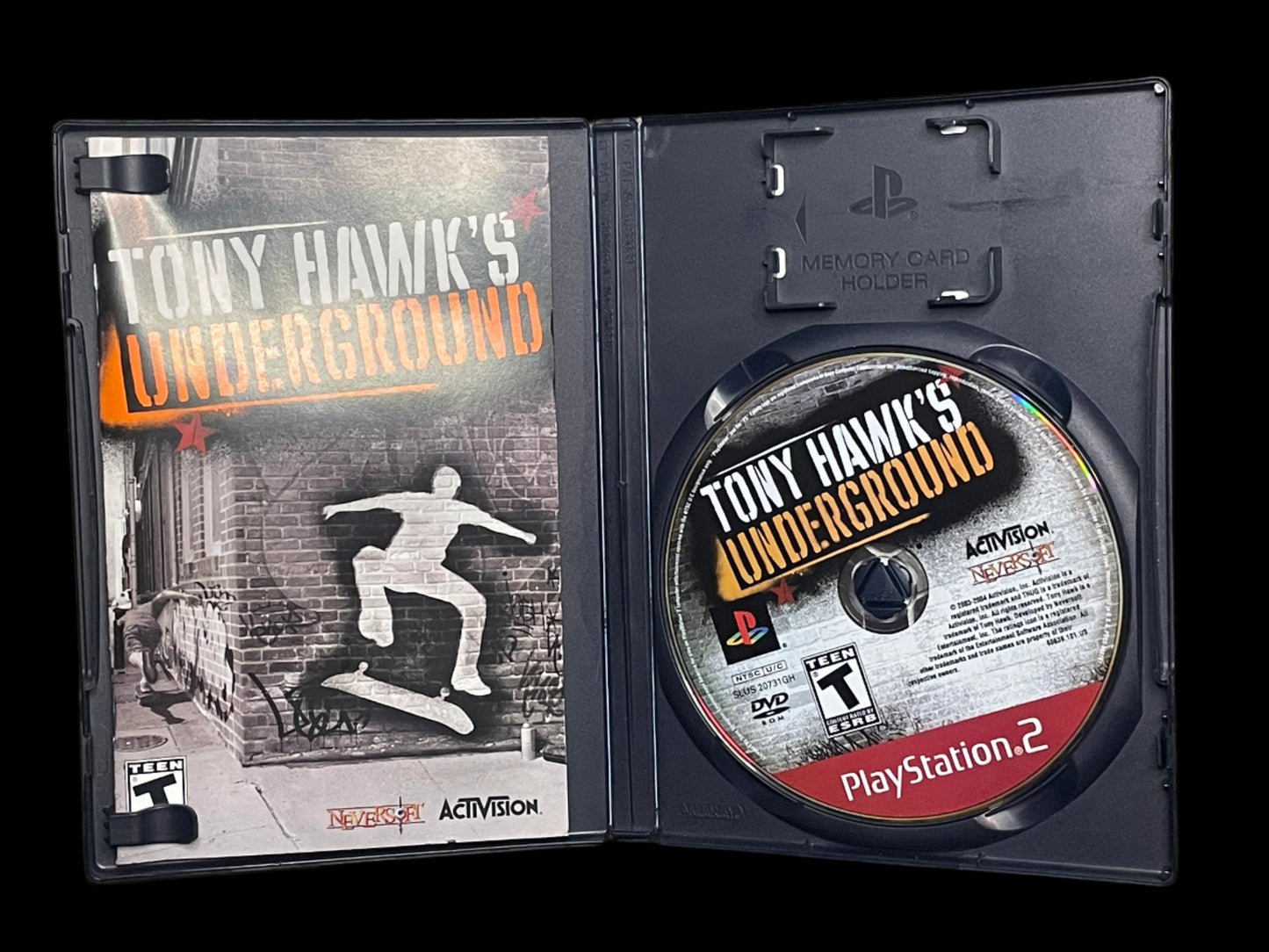 2003 Tony Hawk's Underground PS2 Sony PlayStation 2 CIB with Manual