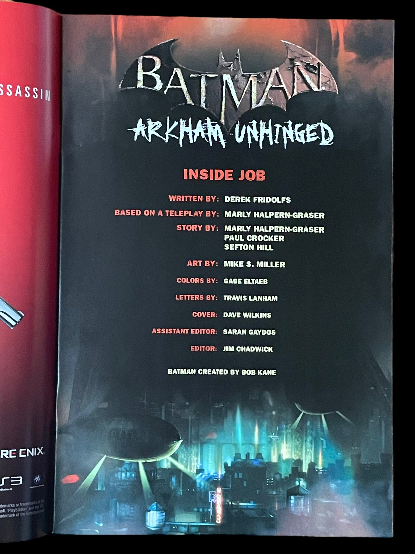 Batman Arkham Unhinged #1 June 2012 DC Comics Book