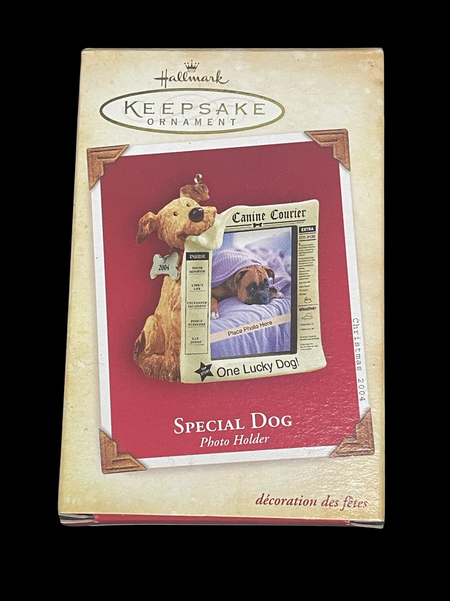 2004 Hallmark Keepsake Ornament Special Dog Photo Holder