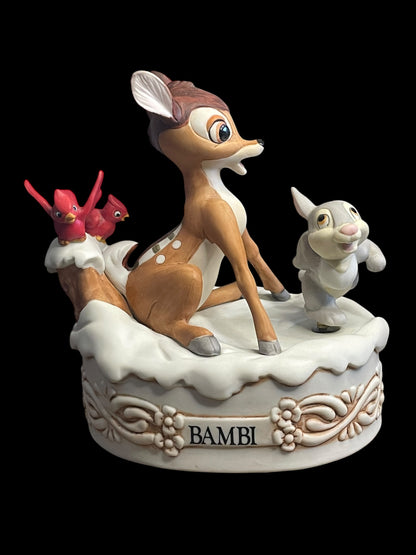 1986 Disney Bambi Musical Memories Limited Edition Music Box