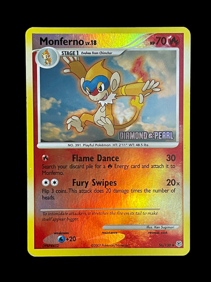 Monferno [Stamped] #56 Pokemon Diamond & Pearl - Reverse Holo