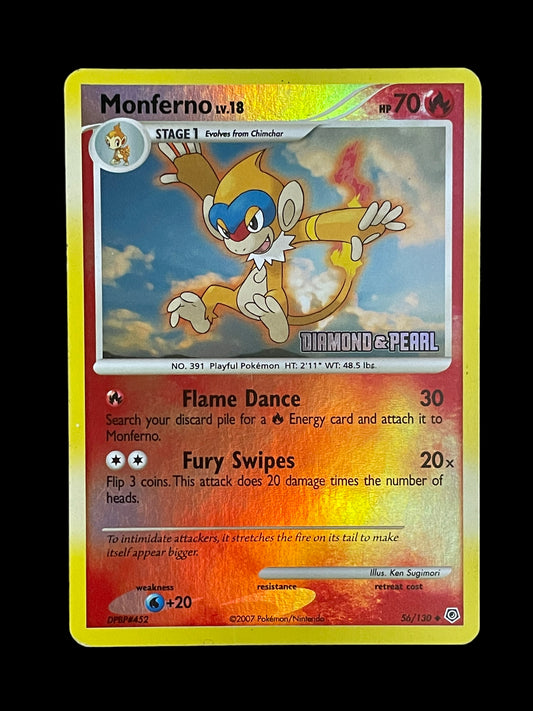 Monferno [Stamped] #56 Pokemon Diamond & Pearl - Reverse Holo