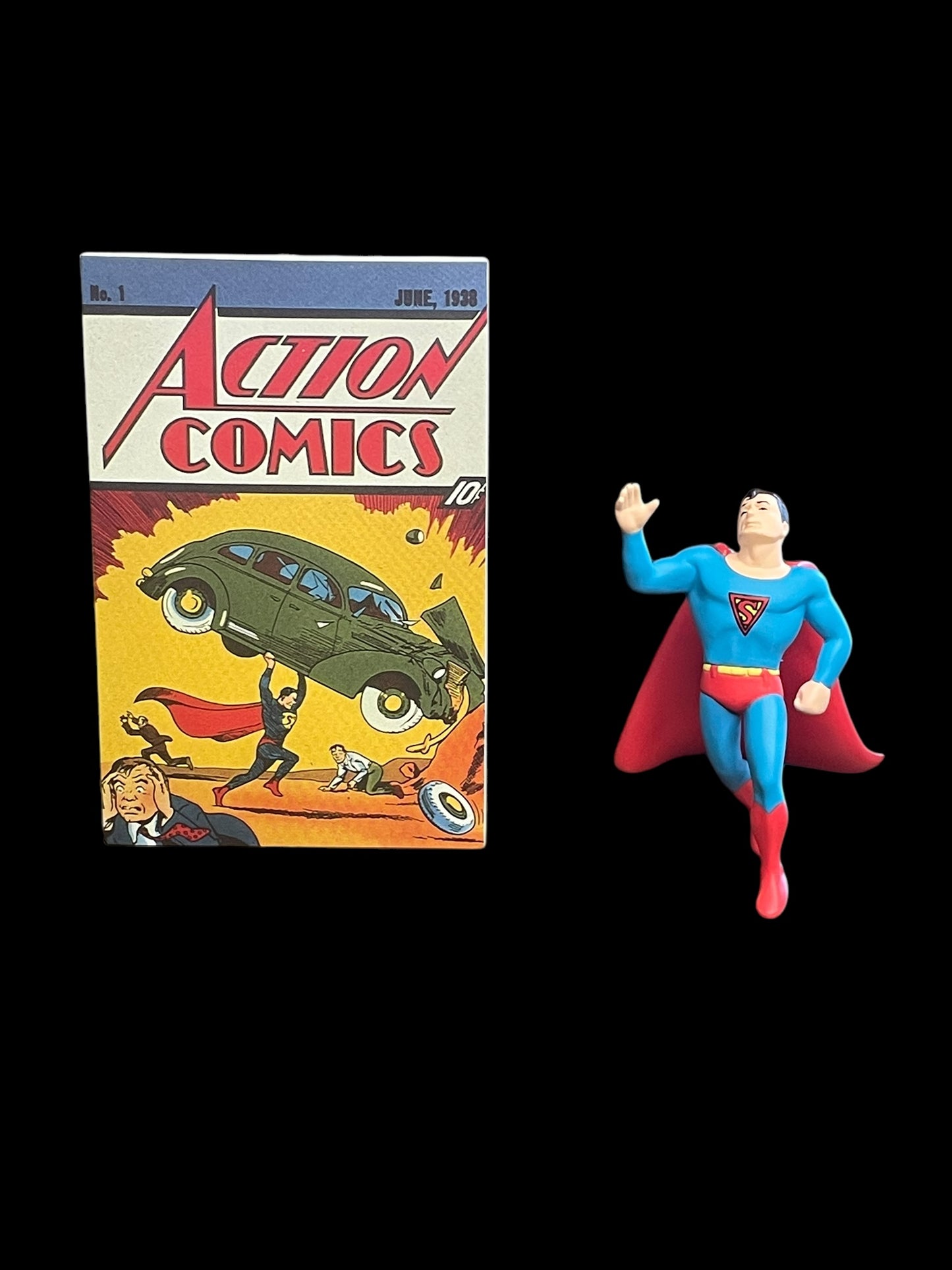 1998 Hallmark Keepsake Ornament Superman Action Comics Commemorative Edition No Box