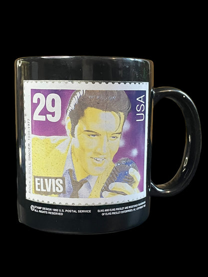 1992 Elvis Presley Commemorative US Postal Service Coffee Mug