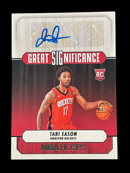 Tari Eason #GS-TES 2022-23 Panini NBA Hoops Great SIGnificance Graded Auto MINT+ 9.5/10