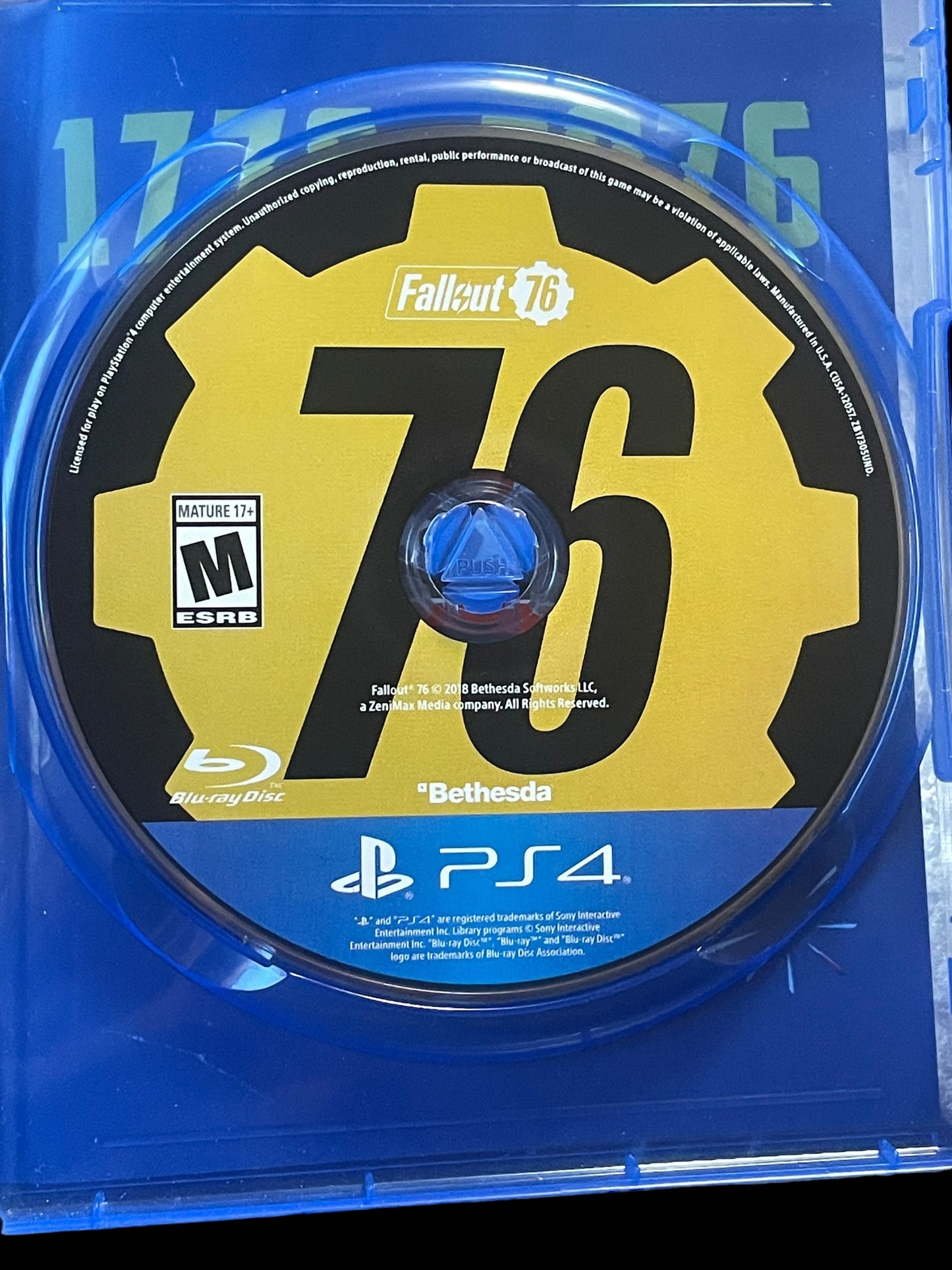 2018 Fallout 76 Tricentennial Edition Sony PS4 Playstation 4 Complete Game