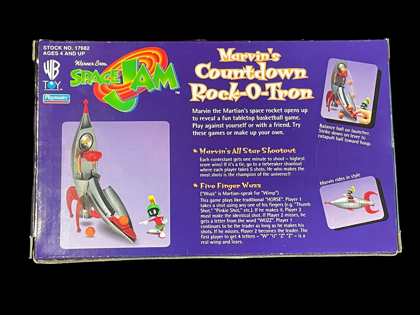 1996 Warner Bros Space Jam Marvin's Countdown Rock-O-Tron