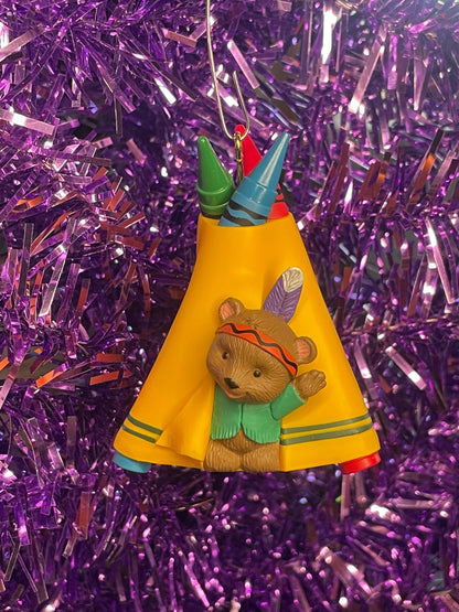 1995 Hallmark Ornament Keepsake Crayola Crayon Bright 'n' Sunny Tepee