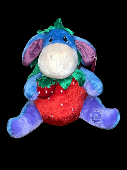 Authentic Disney Store Winnie the Pooh Eeyore Strawberry Scented Stuffed Plush