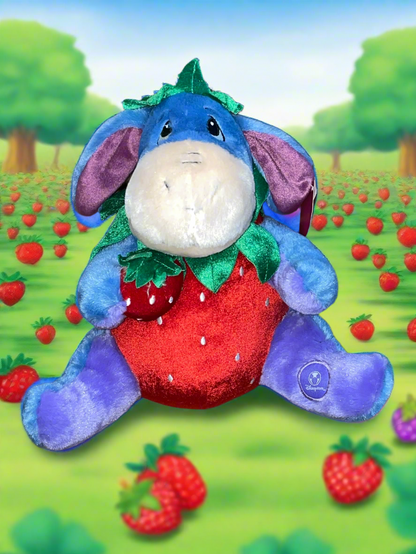 Authentic Disney Store Winnie the Pooh Eeyore Strawberry Scented Stuffed Plush