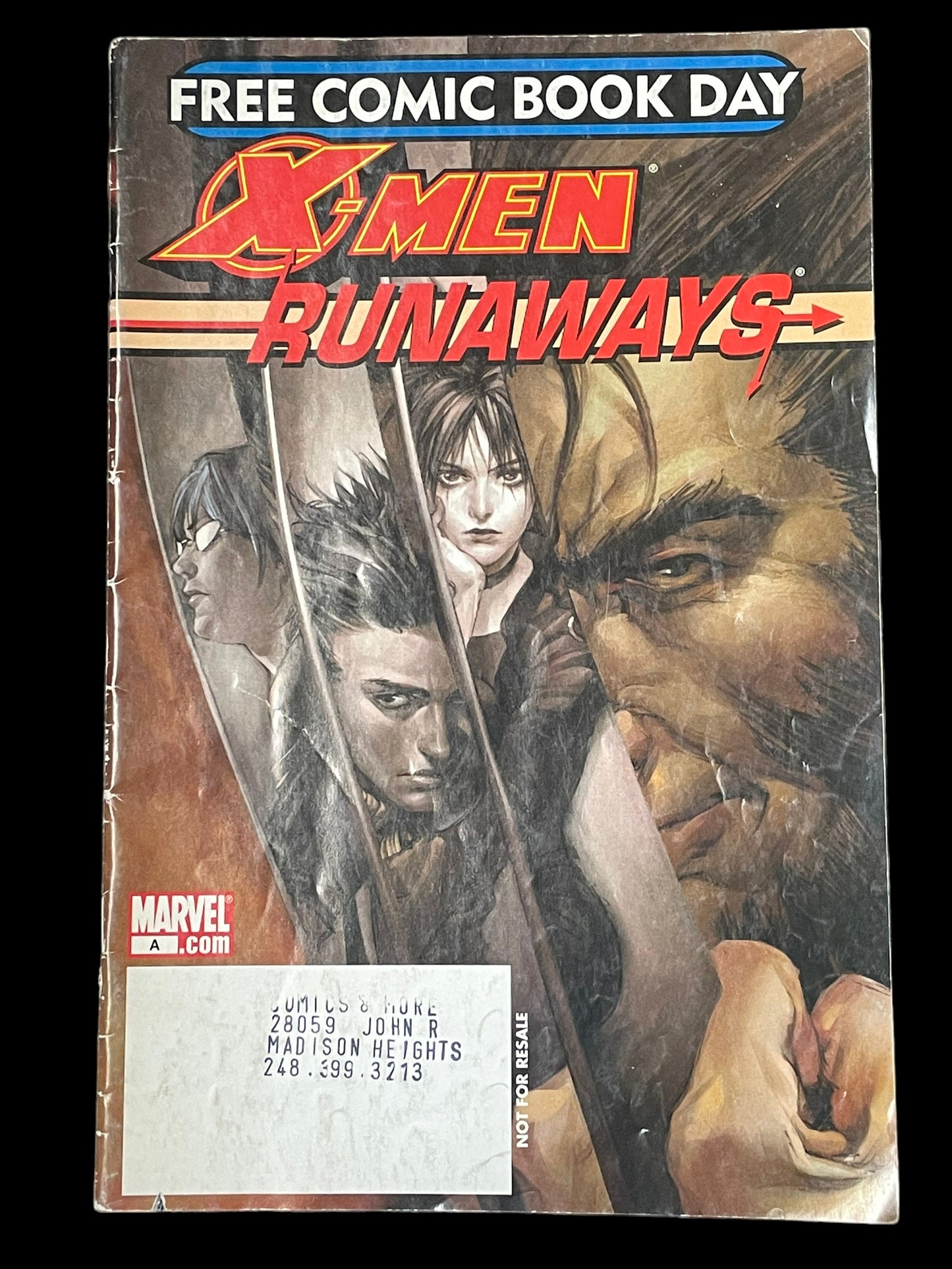 Free Comic Book Day X-Men Runaways 2006 Marvel Comics Book