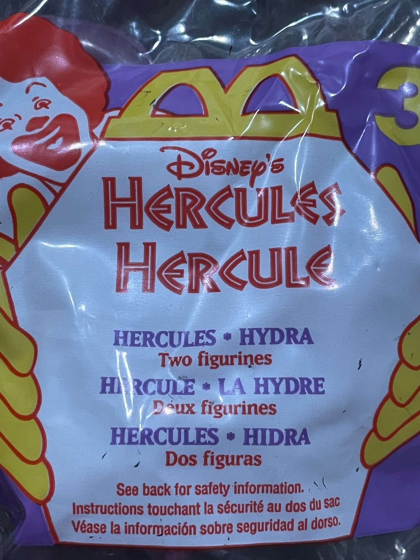 1996 Hercules & Hydra McDonald's Happy Meal Toy