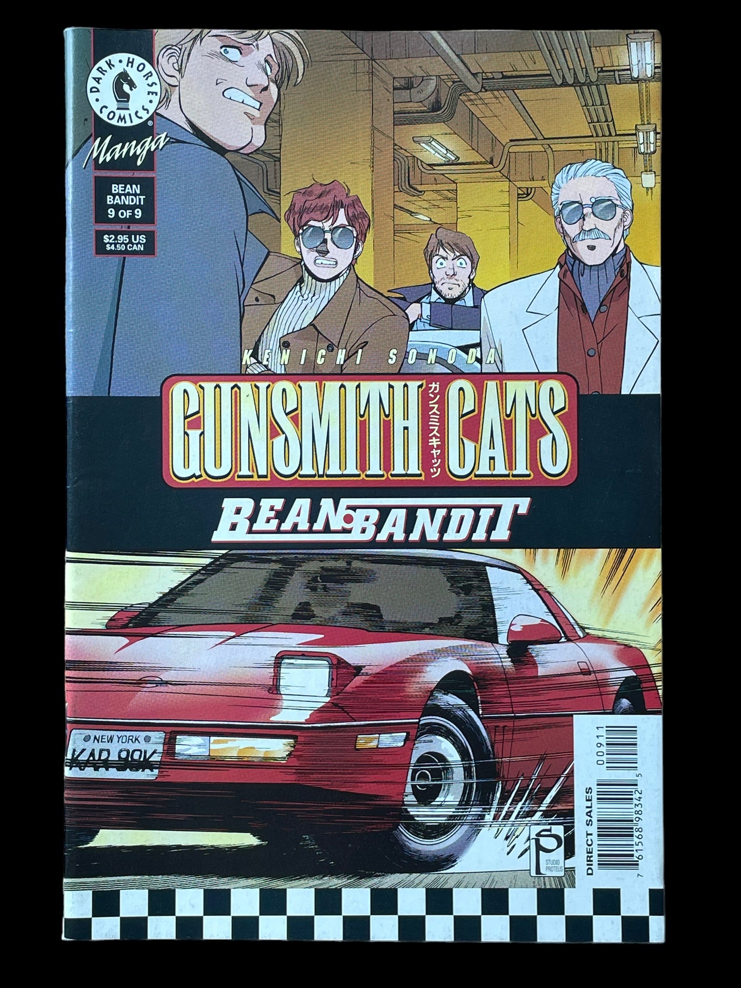 Gunsmith Cats: Bean Bandit Complete Set of 1 to 9 Dark Horse Comics Books