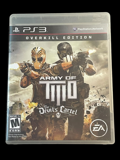 2013 Army of Two The Devil's Cartel Sony PS3 Playstation 3 Complete Game