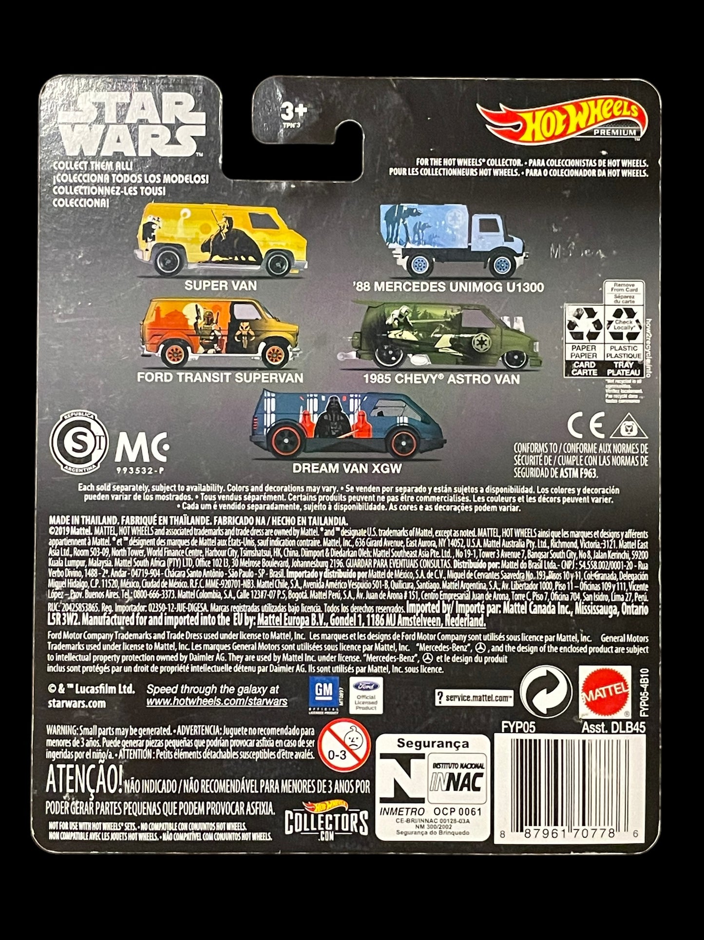 2019 Hot Wheels Premium Star Wars '88 Mercedes Unimog U1300 2 of 5