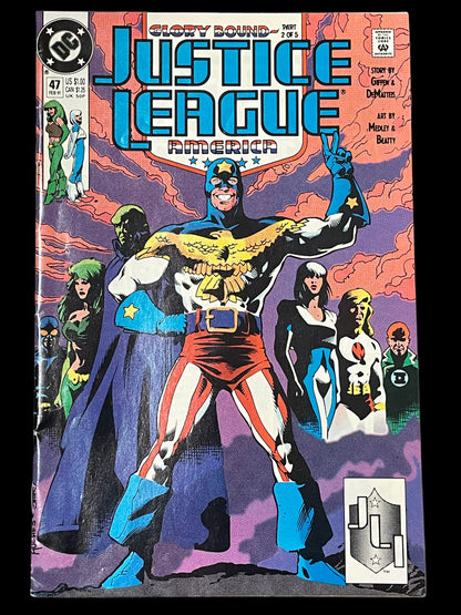 Justice League Of America #47 Feb 1991 DC Comics Book