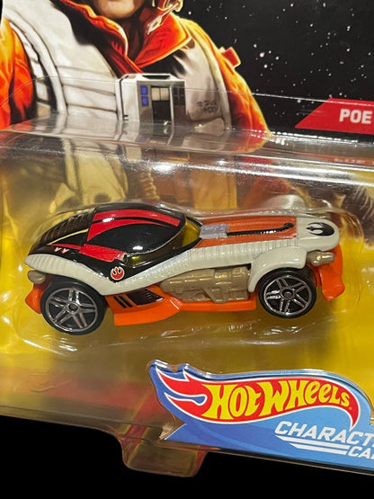 2017 Hot Wheels Star Wars Character Cars Poe Dameron