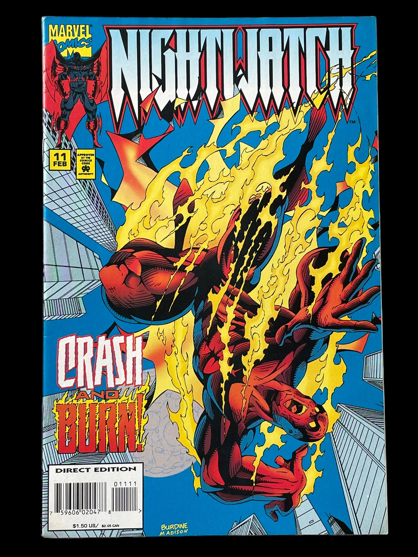 Nightwatch #11 Feb 1995 Marvel Comics Book