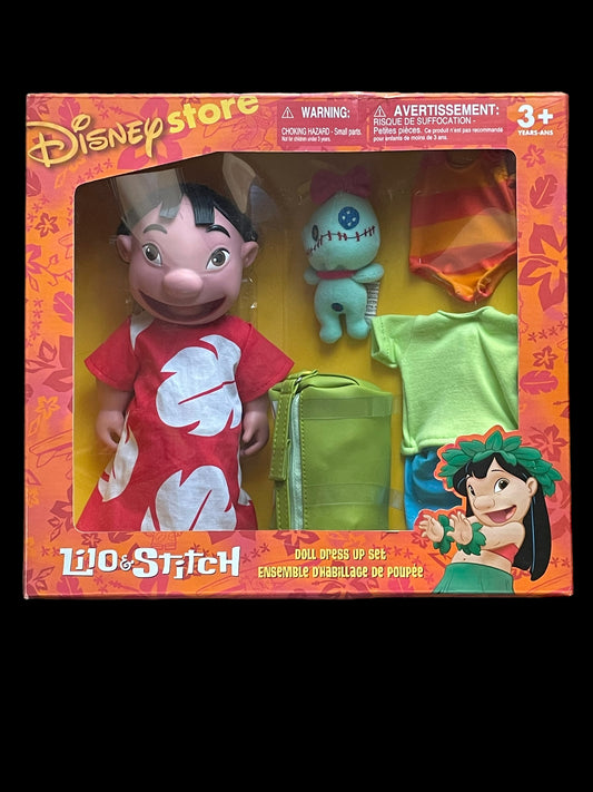 Vintage Disney Lilo & Stitch Doll Dress Up Set Lilo with Scrump