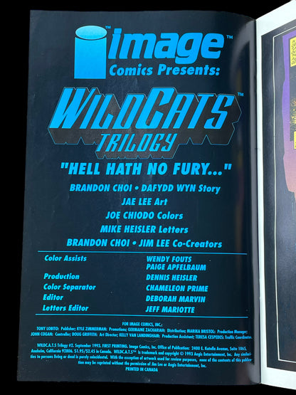 WILDC.A.T.S Trilogy #2 Sept 1993 Image Comics Book