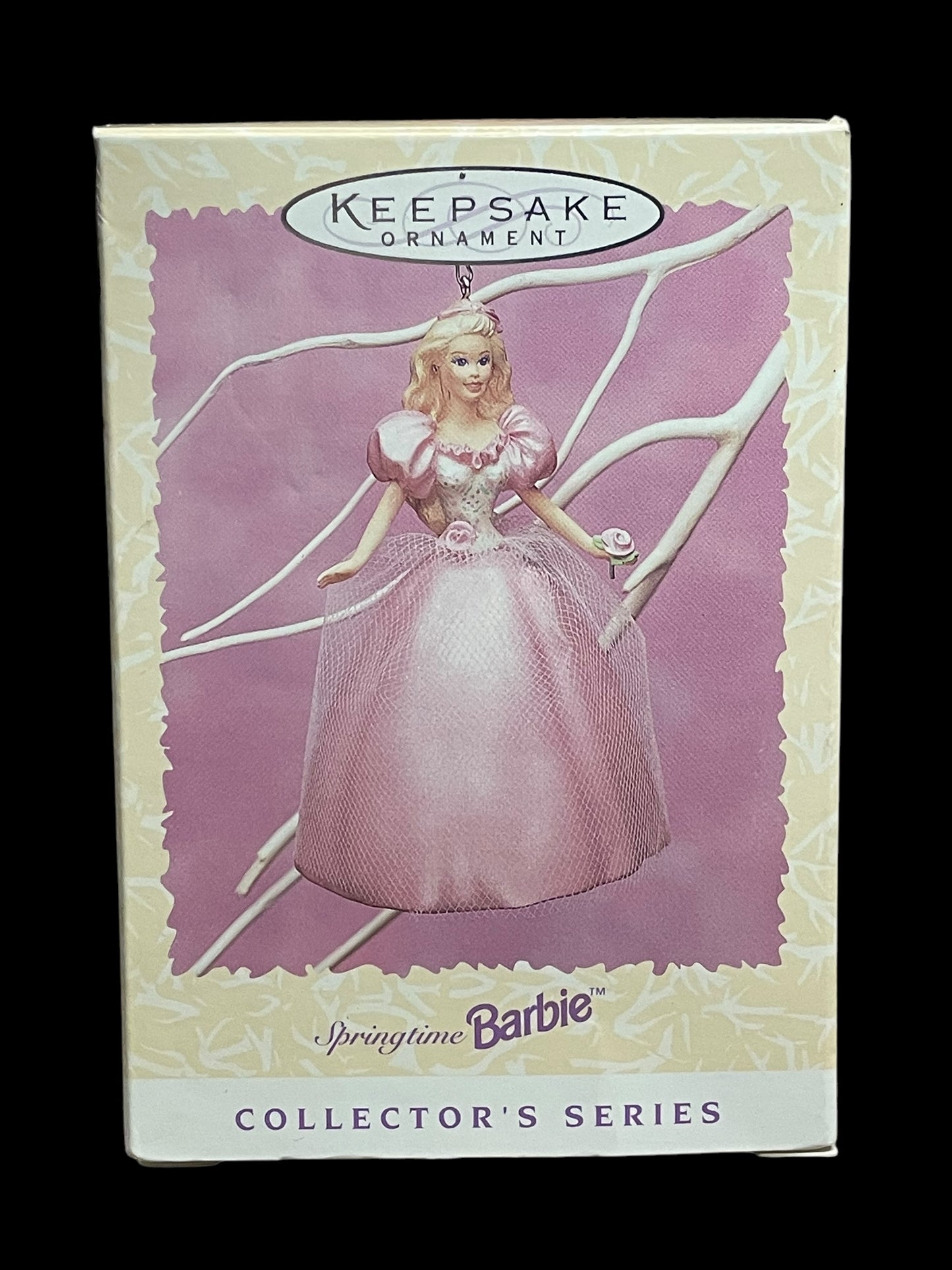 1996 Hallmark Keepsake Ornament Easter Collection Springtime Barbie Collector's Series #2