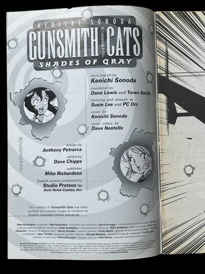 Gunsmith Cats: Shades of Gray #3 July 1997 Dark Horse Comics Book