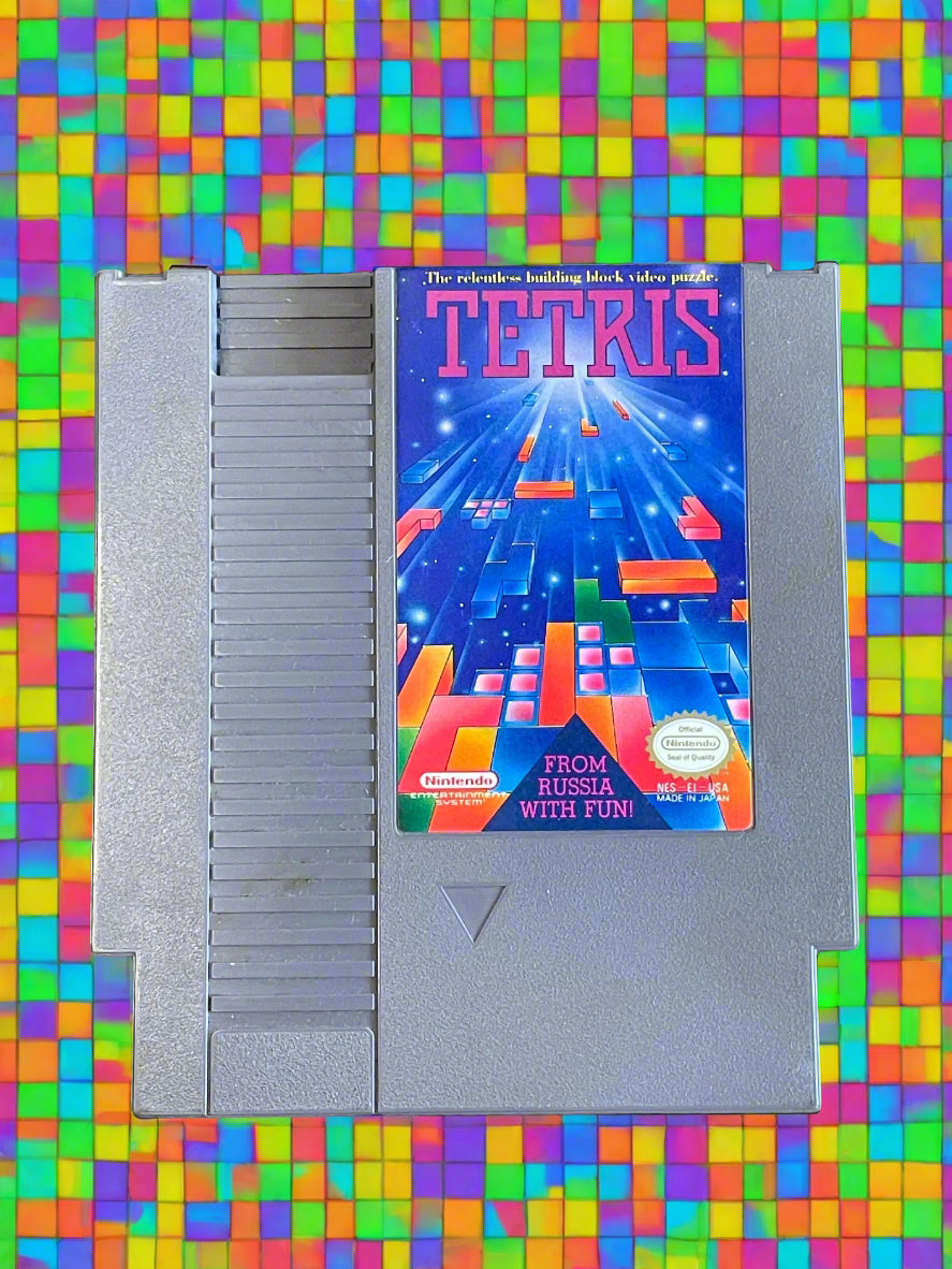 1985 Authentic Tetris Nintendo Entertainment System NES Cartridge